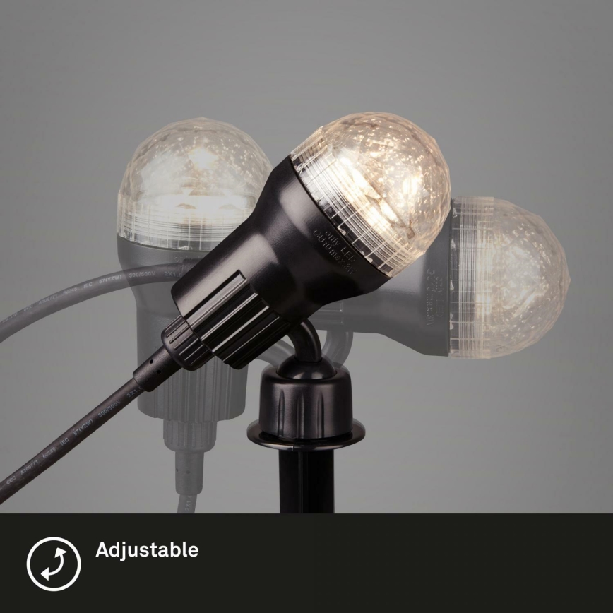 Brilo 3078-015 - Iluminação exterior LED TERRA 1xGU10/3W/230V IP44