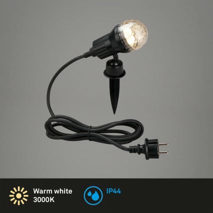Brilo 3078-015 - Iluminação exterior LED TERRA 1xGU10/3W/230V IP44