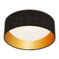 Brilo 3482-015 - Iluminação de teto LED MAILA STARRY LED/12W/230V preto/dourado