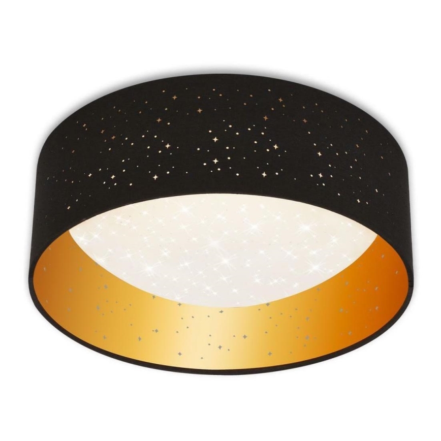Brilo 3482-015 - Iluminação de teto LED MAILA STARRY LED/12W/230V preto/dourado