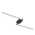 Brilo 3500-015 - Candelabro integrado LED STAFF 2xLED/6W/230V preto