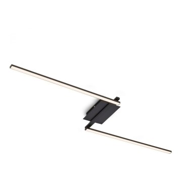 Brilo 3500-015 - Candelabro integrado LED STAFF 2xLED/6W/230V preto
