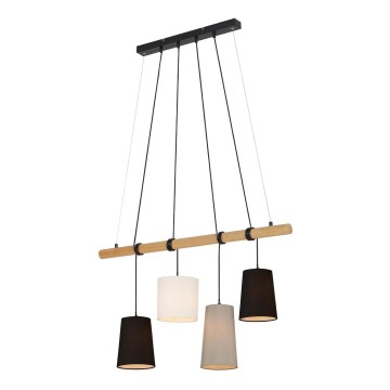 Brilo 4021-045 - Candelabro suspenso BAR 4xE14/25W/230V