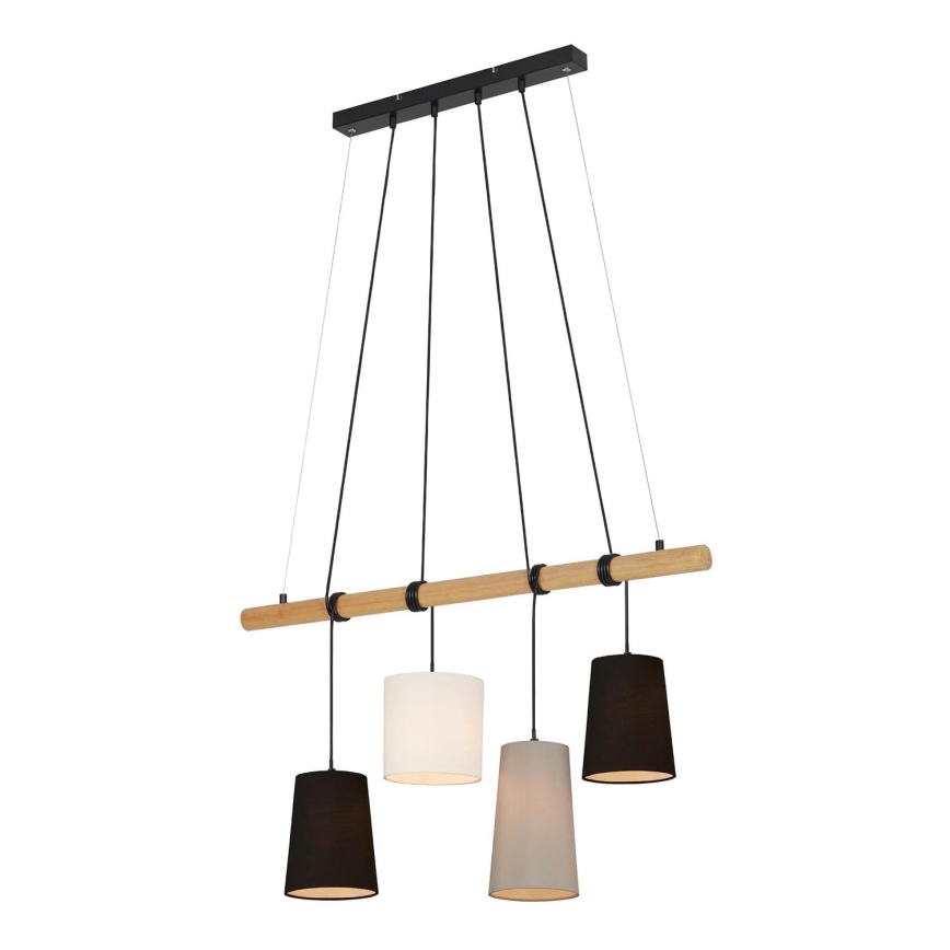 Brilo 4021-045 - Candelabro suspenso BAR 4xE14/25W/230V