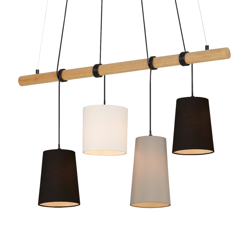 Brilo 4021-045 - Candelabro suspenso BAR 4xE14/25W/230V