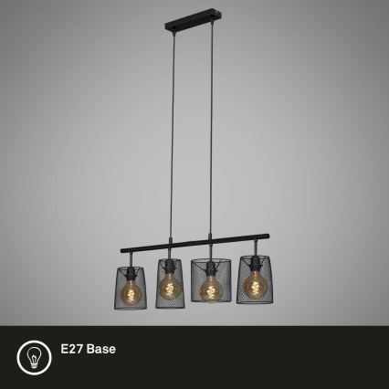 Brilo 4026-045 - Candelabro suspenso RETRO 4xE27/60W/230V