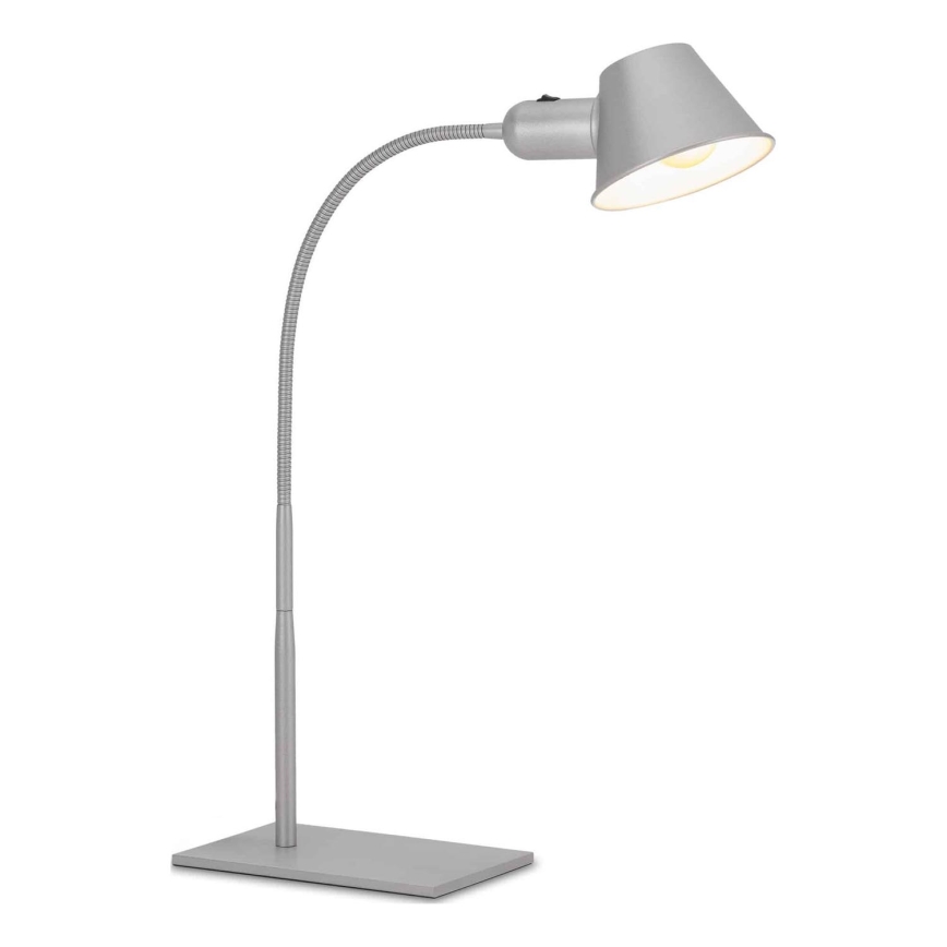 Brilo - Candeeiro de mesa 1xE27/10W/230V cromo mate