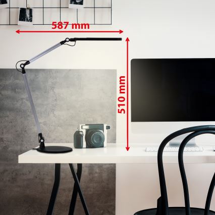Brilo - Candeeiro de mesa táctil LED com regulação LED/6,6W/230V 3000/4000/6000K