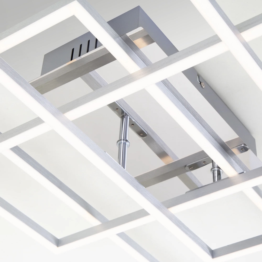 Brilo - Candeeiro integrado LED com regulação FRAME LED/51W/230V 2700-5000K cromado mate + comando