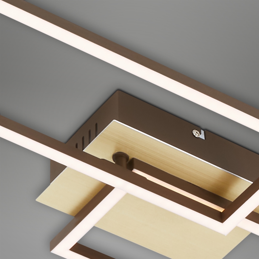 Brilo - Candelabro integrado LED com regulação FRAME 2xLED/20W/230V 2700-5000K + controlo remoto