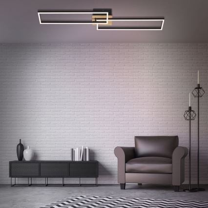 Brilo - Candelabro integrado LED com regulação FRAME 2xLED/20W/230V 2700-5000K + controlo remoto