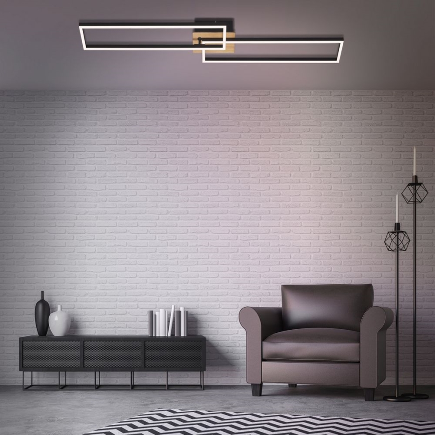 Brilo - Candelabro integrado LED com regulação FRAME 2xLED/20W/230V 2700-5000K + controlo remoto
