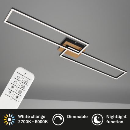 Brilo - Candelabro integrado LED com regulação FRAME 2xLED/20W/230V 2700-5000K + controlo remoto