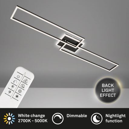 Brilo - Candelabro integrado LED com regulação FRAME 2xLED/20W/230V 2700-6500K + controlo remoto