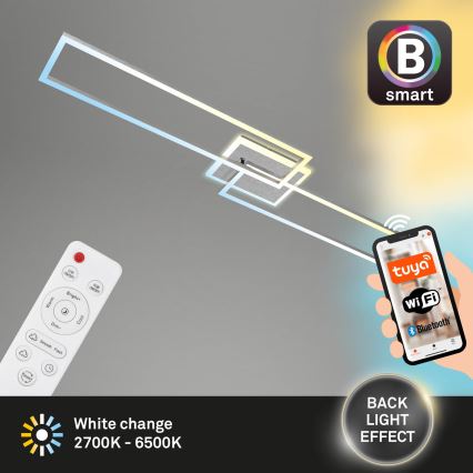 Brilo - Candelabro integrado LED com regulação FRAME 2xLED/20W/230V 2700-6500K Wi-Fi Tuya + controlo remoto