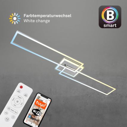 Brilo - Candelabro integrado LED com regulação FRAME 2xLED/20W/230V 2700-6500K Wi-Fi Tuya + controlo remoto