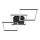 Brilo - Candelabro integrado LED com regulação FRAME LED/30W/230V