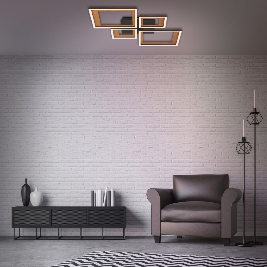 Brilo - Candelabro integrado LED com regulação FRAME LED/38W/230V