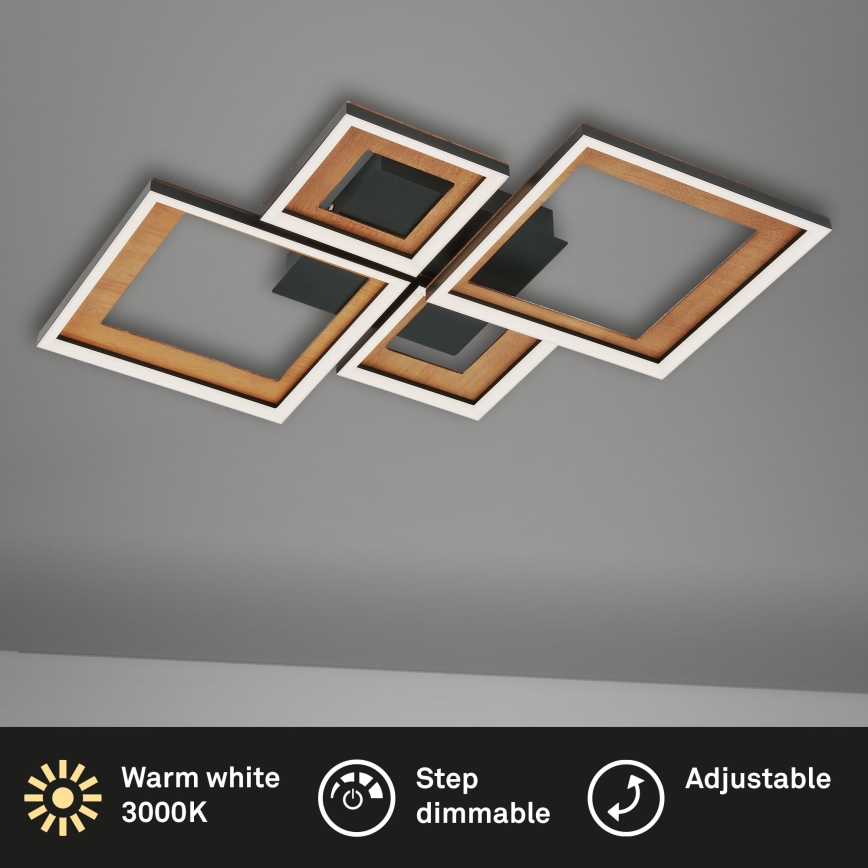 Brilo - Candelabro integrado LED com regulação FRAME LED/38W/230V