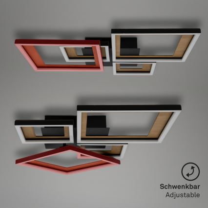 Brilo - Candelabro integrado LED com regulação FRAME LED/38W/230V