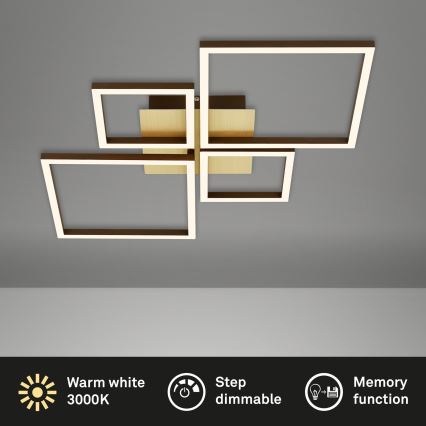 Brilo - Candelabro integrado LED com regulação FRAME LED/44W/230V