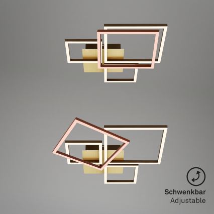 Brilo - Candelabro integrado LED com regulação FRAME LED/44W/230V