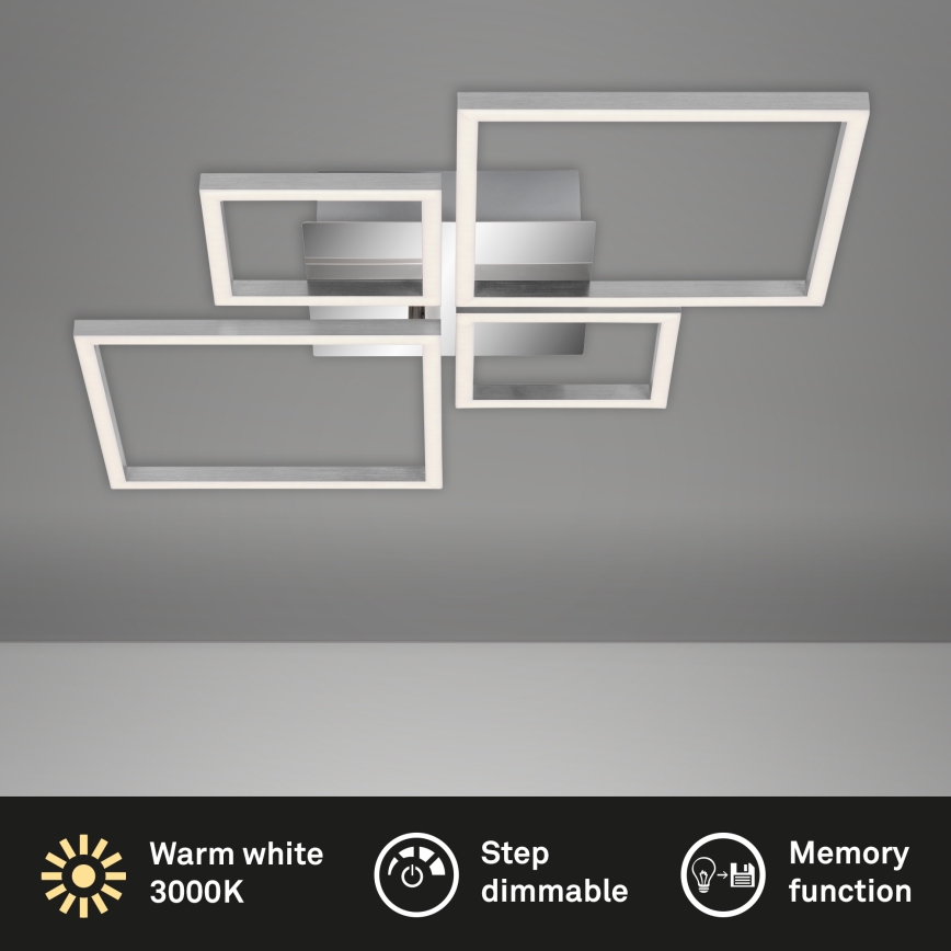 Brilo - Candelabro integrado LED com regulação FRAME LED/44W/230V