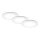 Brilo - CONJUNTO 3x Focos de encastrar LED para casa de banho  LED/4W/230V IP44 3000/4000K branco