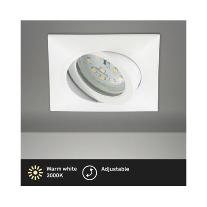 Brilo - Foco de encastrar LED para casa de banho  LED/5W/230V IP23 branco