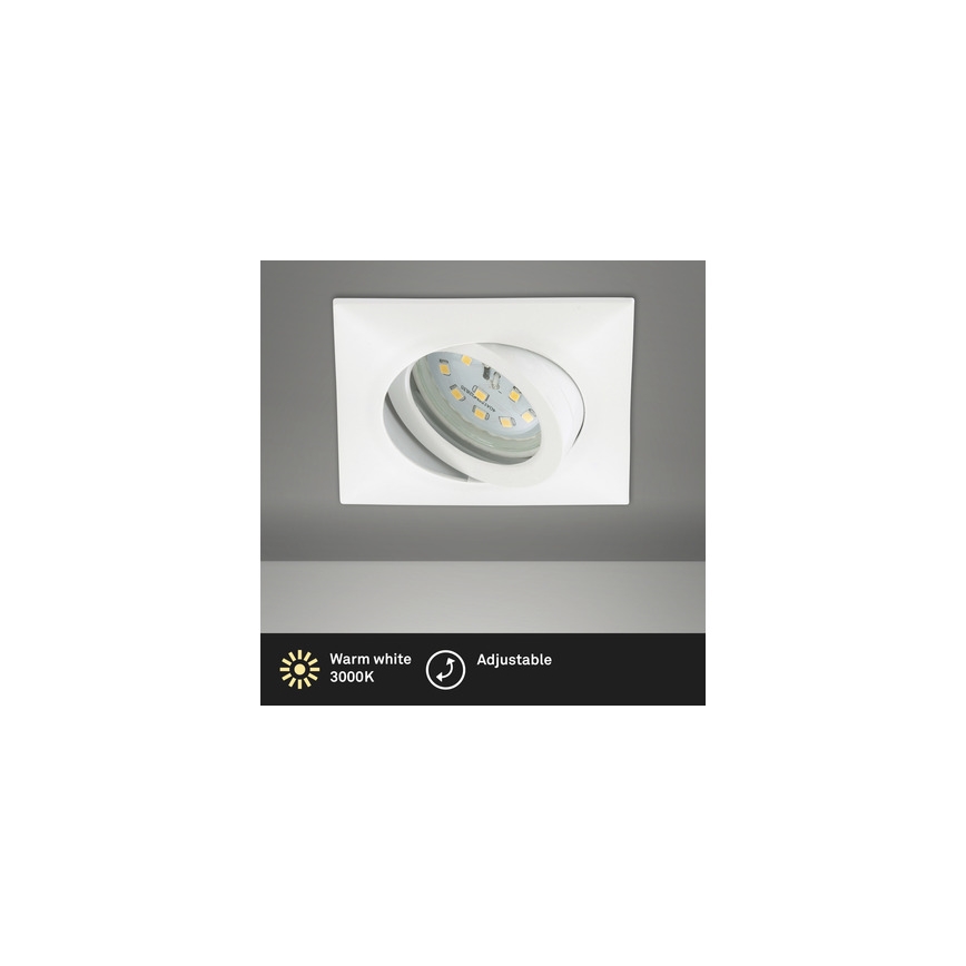 Brilo - Foco de encastrar LED para casa de banho  LED/5W/230V IP23 branco