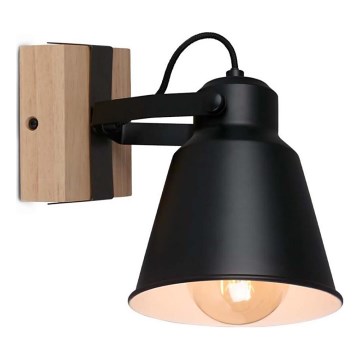 Brilo - Foco de parede TALLE  1xE27/40W/230V árvore da borracha