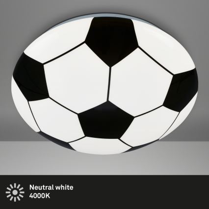 Brilo - Iluminação de teto de criança LED FOTBALL LED/12W/230V