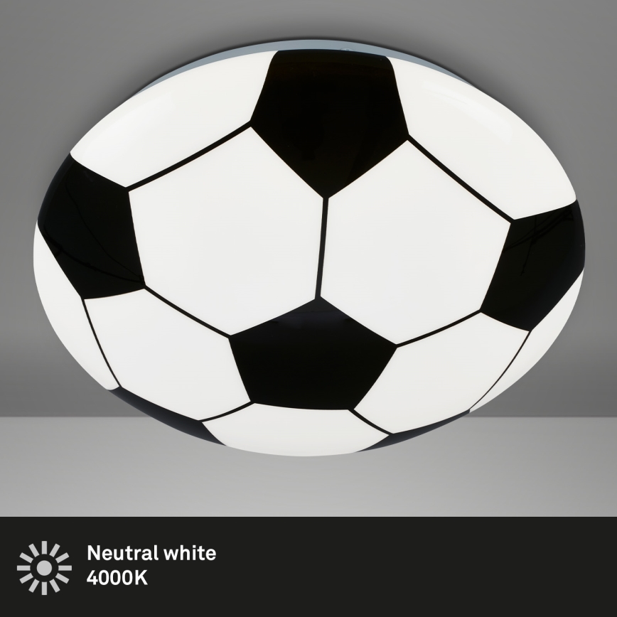 Brilo - Iluminação de teto de criança LED FOTBALL LED/12W/230V