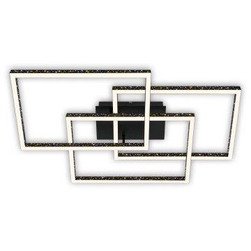 Brilo - Iluminação de teto LED com regulação FRAME LED/57W/230V 3000K preto