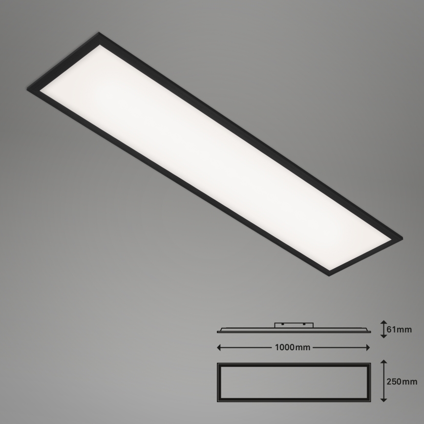 Brilo - Iluminação de teto LED com regulação PIATTO LED/24W/230V 3000-6500K 100x25 cm + controlo remoto