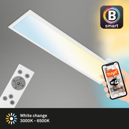 Brilo - Iluminação de teto LED com regulação PIATTO LED/28W/230V 3000-6500K Wi-Fi Tuya + controlo remoto
