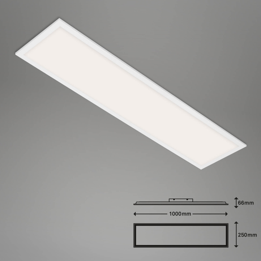 Brilo - Iluminação de teto LED com regulação PIATTO LED/28W/230V 3000-6500K Wi-Fi Tuya + controlo remoto