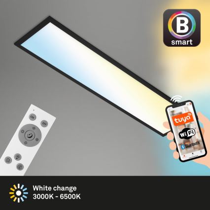 Brilo - Iluminação de teto LED com regulação PIATTO LED/28W/230V 3000-6500K Wi-Fi Tuya + controlo remoto