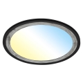 Brilo - Iluminação de teto LED com regulação SLIM LED/22W/230V 2700-6500K + comando