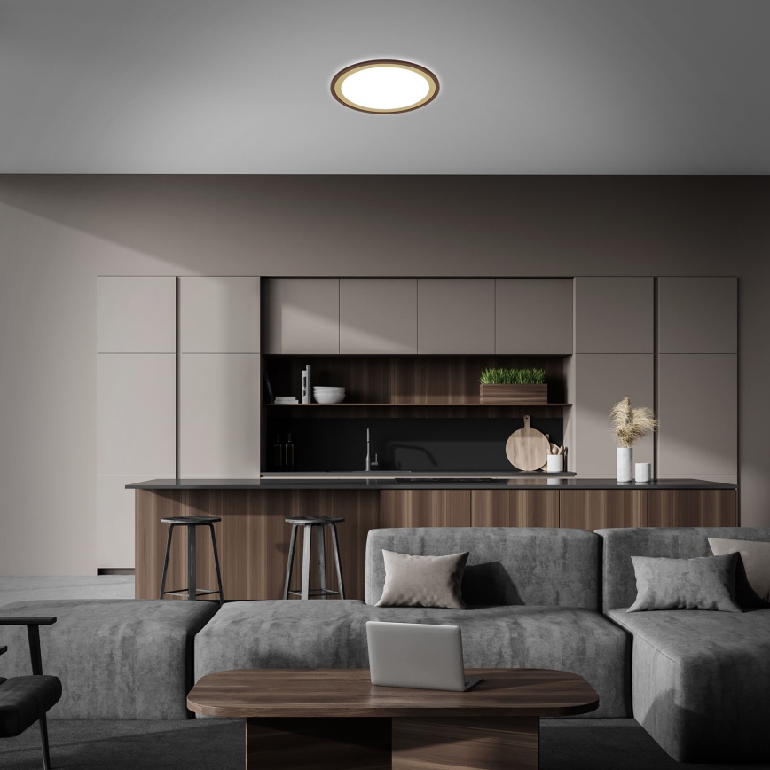 Brilo - Iluminação de teto LED com regulação SLIM LED/22W/230V 2700-6500K + controlo remoto