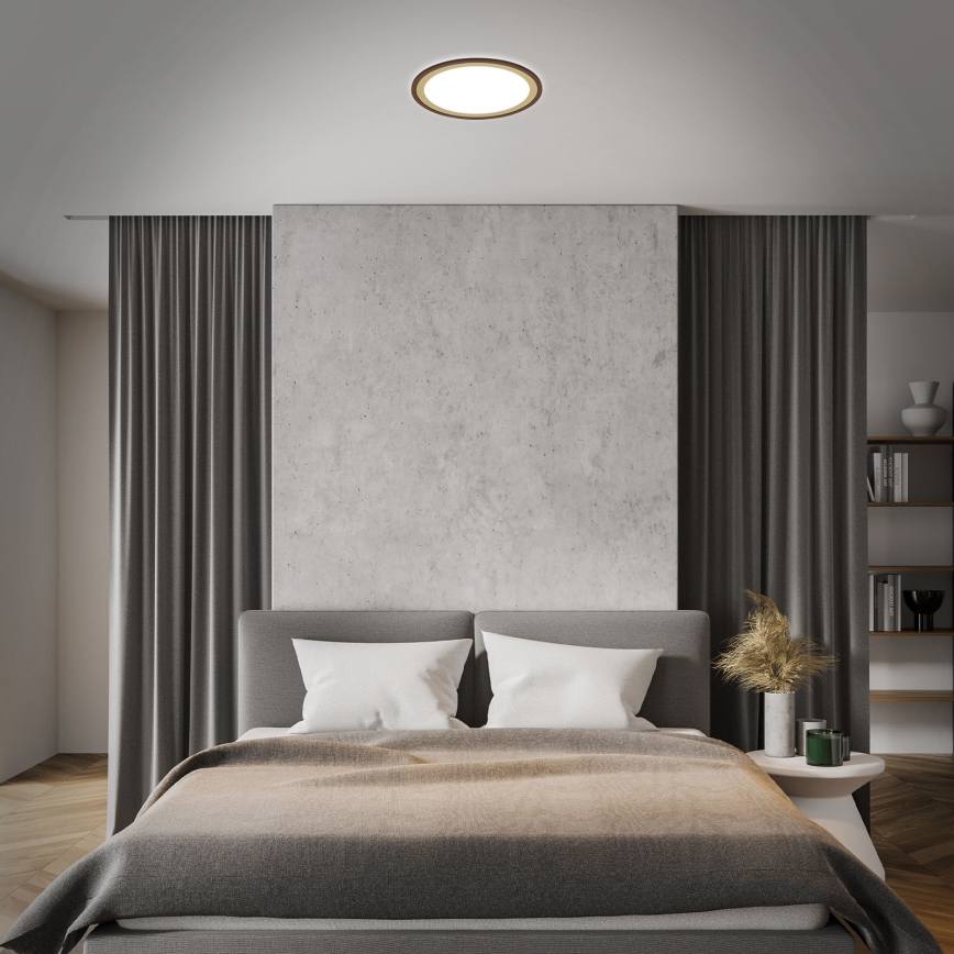 Brilo - Iluminação de teto LED com regulação SLIM LED/22W/230V 2700-6500K + controlo remoto