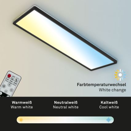 Brilo - Iluminação de teto LED com regulação SLIM LED/23W/230V 2700-6500K + controlo remoto