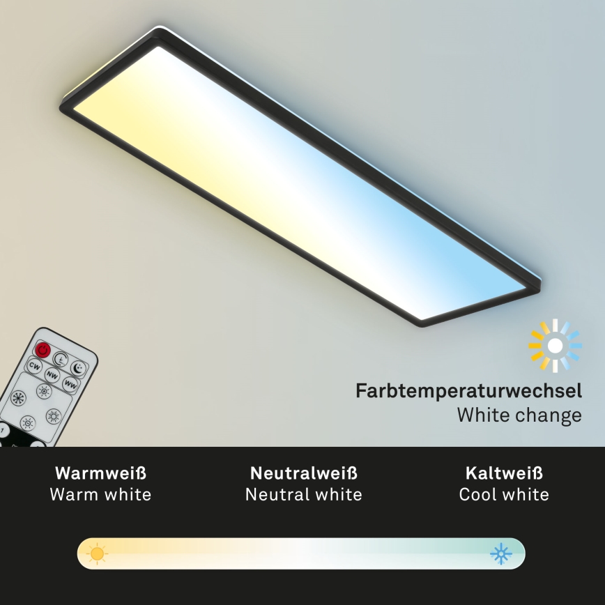 Brilo - Iluminação de teto LED com regulação SLIM LED/23W/230V 2700-6500K + controlo remoto