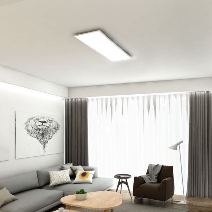 Brilo - Iluminação de teto LED com regulação SLIM LED/24W/230V 3000-6500K 100x25 cm + controlo remoto