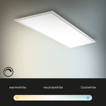 Brilo - Iluminação de teto LED com regulação SLIM LED/24W/230V 3000-6500K 100x25 cm + controlo remoto