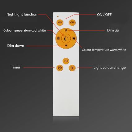 Brilo - Iluminação de teto LED com regulação SLIM LED/24W/230V 3000-6500K 100x25 cm + controlo remoto