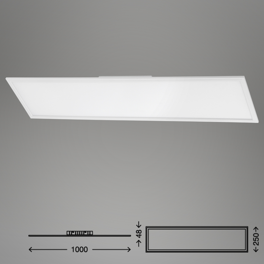 Brilo - Iluminação de teto LED com regulação SLIM LED/24W/230V 3000-6500K 100x25 cm + controlo remoto