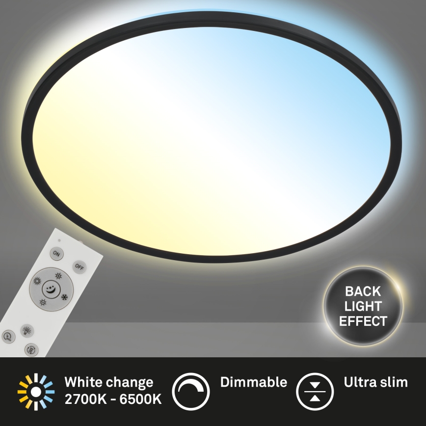 Brilo - Iluminação de teto LED com regulação SLIM LED/31W/230V 2700-6500K + controlo remoto