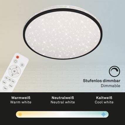 Brilo - Iluminação de teto LED com regulação STARRY SKY LED/24W/230V 3000-6000K + controlo remoto
