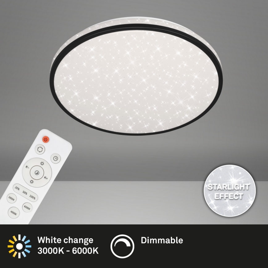 Brilo - Iluminação de teto LED com regulação STARRY SKY LED/24W/230V 3000-6000K + controlo remoto